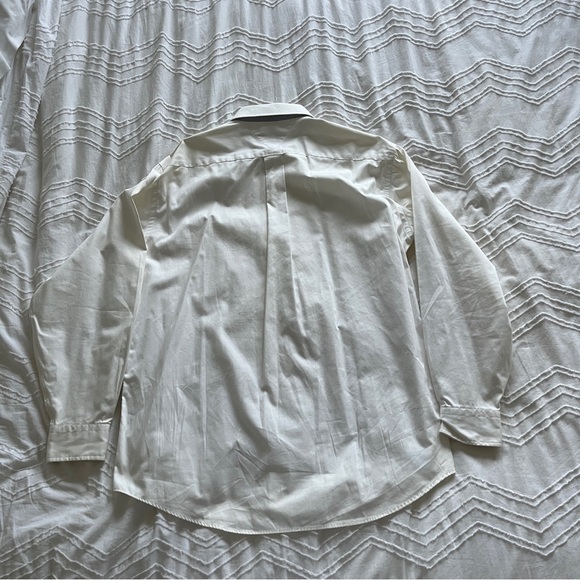 Vintage Tommy Hilfiger White Cotton Button Up Dress Shirt - Picture 4 of 5